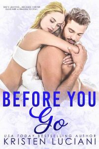 before you go, kristen luciani