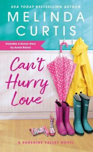 can't hurry love, melinda curtis