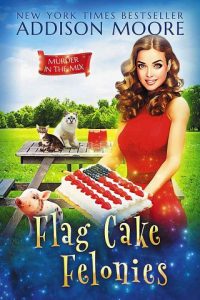 flag cake, addison moore