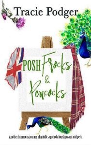 posh frocks peacocks, tracie podger