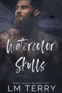 watercolor skulls, lm terry