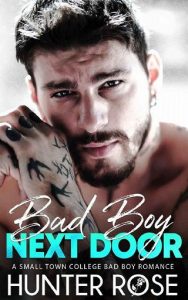 bad boy next door, hunter rose