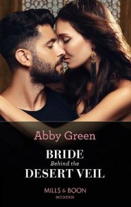 bride behind desert veil, abby green