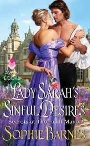 sarah's sinful desires, sophie barnes