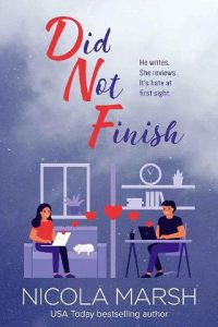 did not finish, nicola marsh