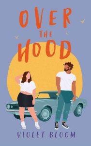 over hood, violet bloom