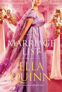 marriage list, ella quinn