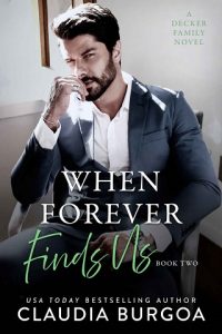 when forever finds us, claudia burgoa