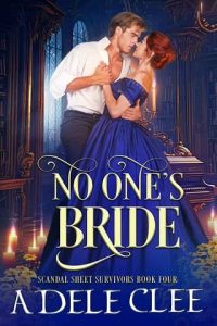 no one's bride, adele clee