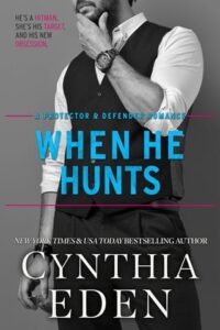 when he hunts, cynthia eden